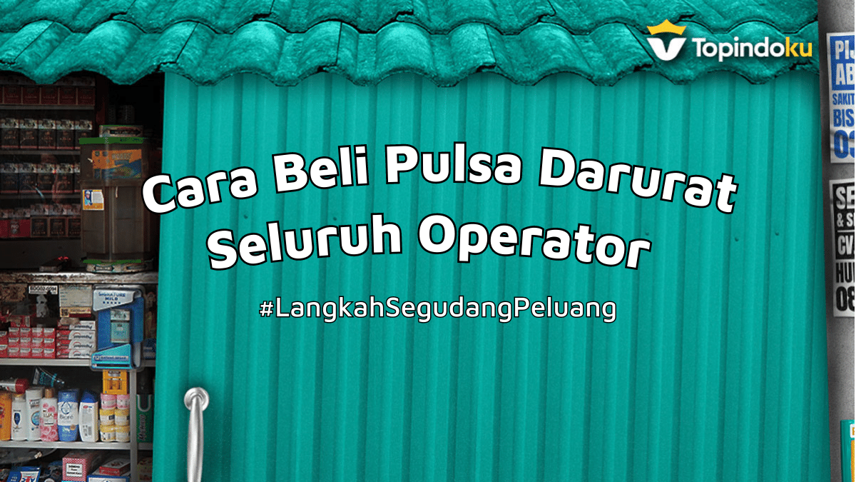 cara beli pulsa darurat